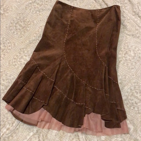 Suede skirt - Picture 1 of 4